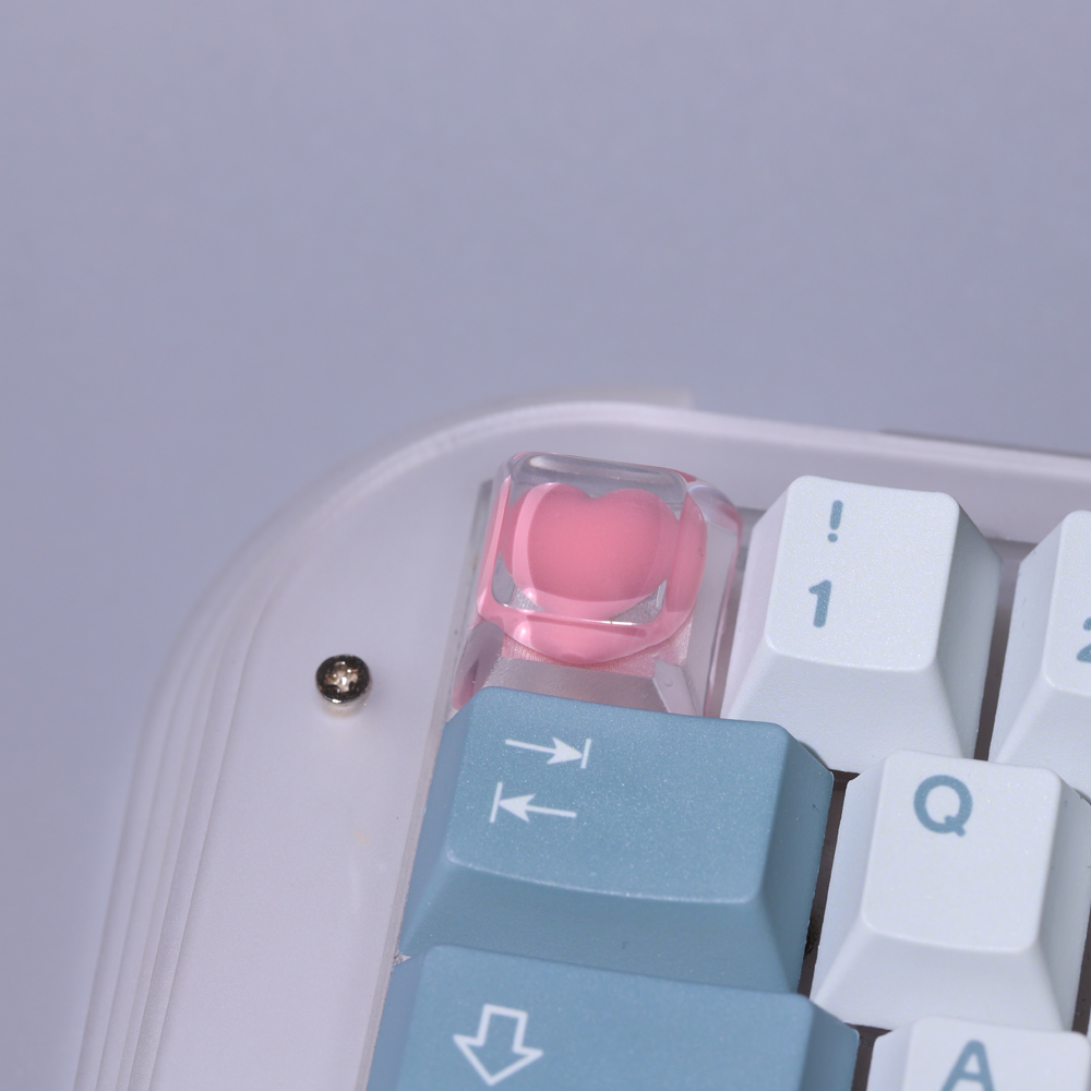 keycaps Voor mechanisch toetsenbord Game Backlit Keycap meisje schattig cadeau ESC Key Transparante cartoon persoonlijkheid Keycap Cherry MX Axis: Rood