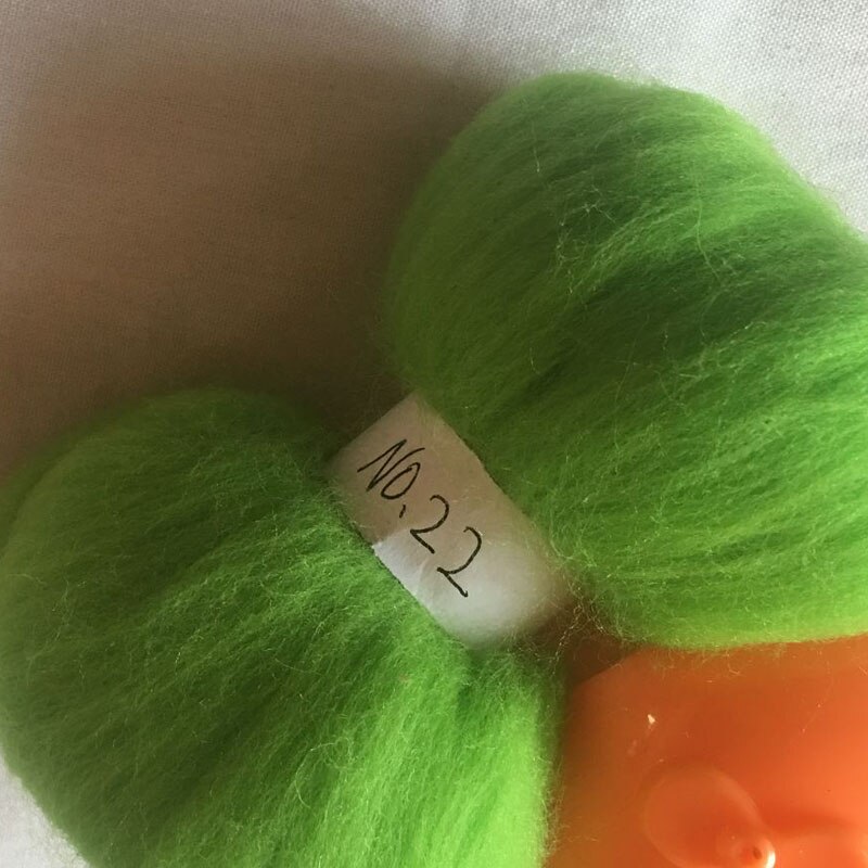 WFPFBEC 70 s Australië GEKAMD 100% WOL fiber merino diy wol voor neddles vilten 50g 100g NR 22