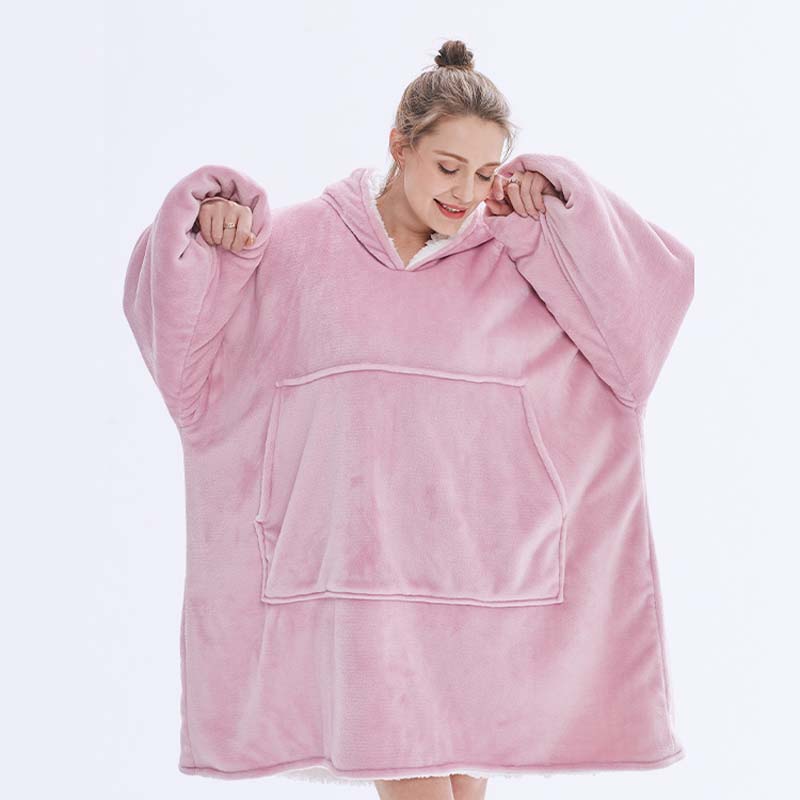 Verdikte Moederschap Vrouwen Flanel Babywearing Zwangerschap Hoodies Baby Tv Deken Gezellige Oversized Hooded Sweatshirt Multicolor