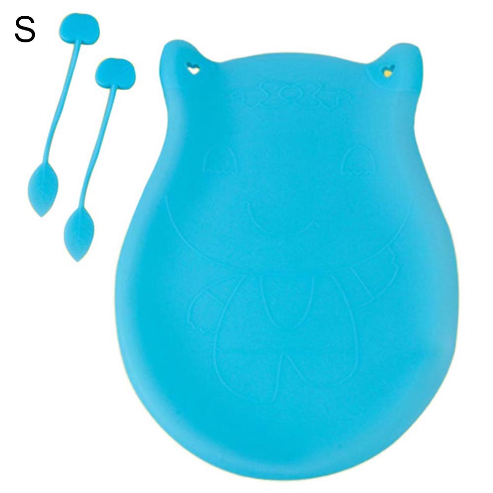 Silicone Reusable Dough Flour Kneading Mixing Bag Pouch Kitchen Baking Cooking Tool: Blue S