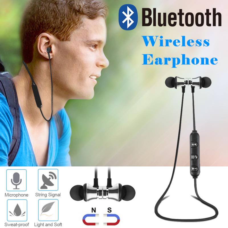 Draadloze Bluetooth Hoofdtelefoon S8 Magnetische Stereo Headset Sport Muziek Oortelefoons Met Microfoon Waterdichte Hoofdtelefoon