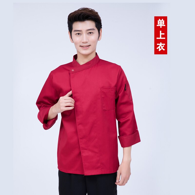 Chef Uniform Summer Short-sleeve pocket Breathable Restaurant Food Service Chef Jacket Kitchen