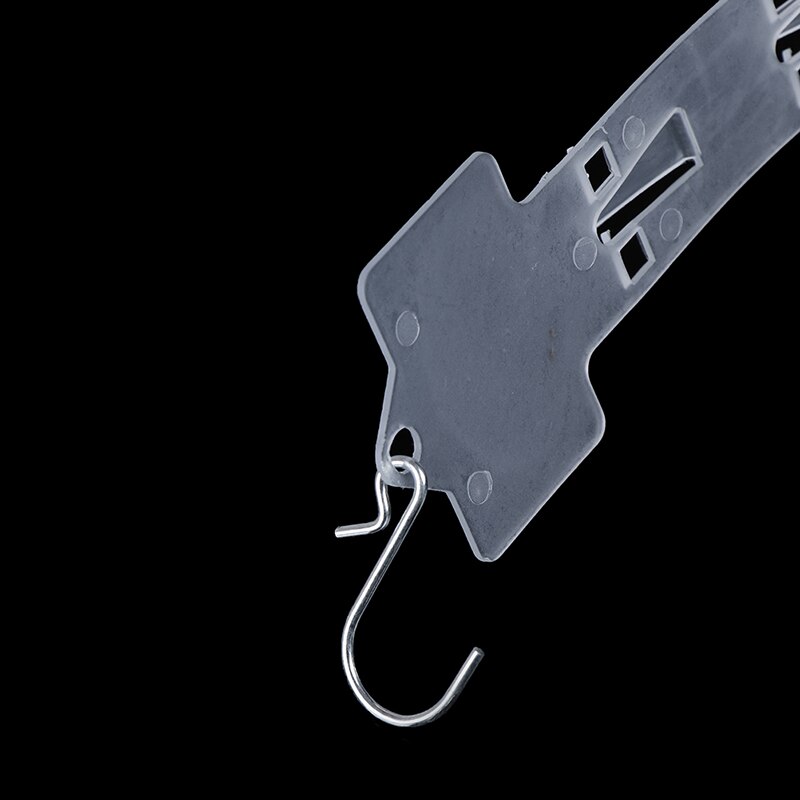 1Pc Transparent Hanging Strip Plastic Supermarket Hanging Strip Hanging Display Strip Pvc Injection Home Storage