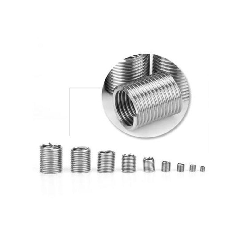 50 stuks  m7*1*1d-3d- draads reparatie-inzetstukkenset van roestvrij staal voor gereedschap voor hardwarereparatie