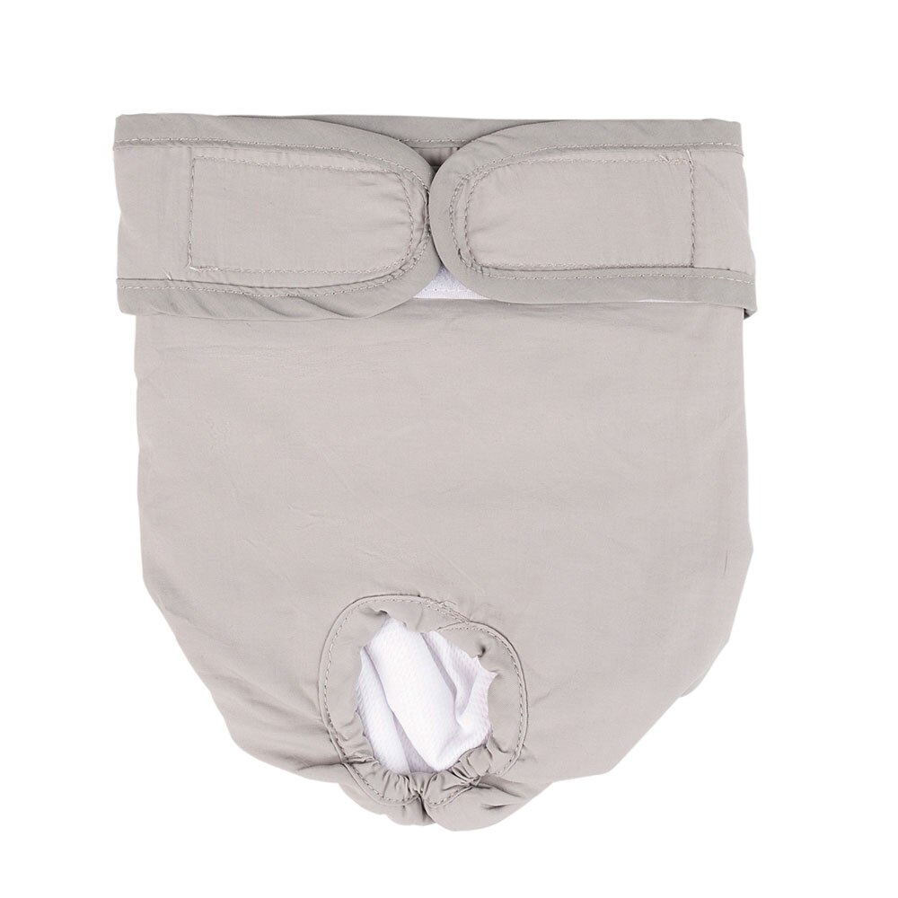 Kobiece majtki dla psów spodnie wielokrotnego użytku zmywalne pieluchy dla psów wysoce chłonne bez wycieków kobiece pieluchy Pampers Pet Girl Dogs bielizna: GRAY / M
