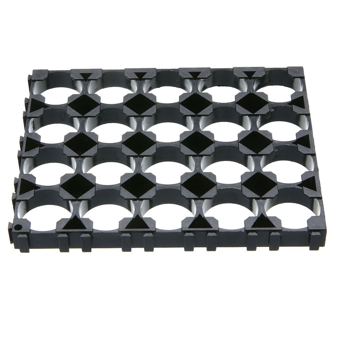 10pc 4x5 Cell Battery Spacer 18650 Battery Spacer Radiating Holder Bracket Pack Plastic Holder Bracket Electric Car Bike Battery