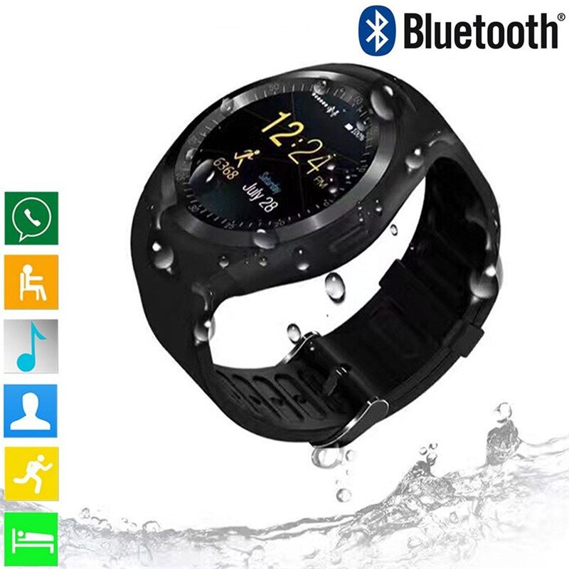 Y1 montre intelligente Bluetooth Relogio Android Smartwatch prend en charge la carte Nano SIM et la carte TF montre intelligente unisexe