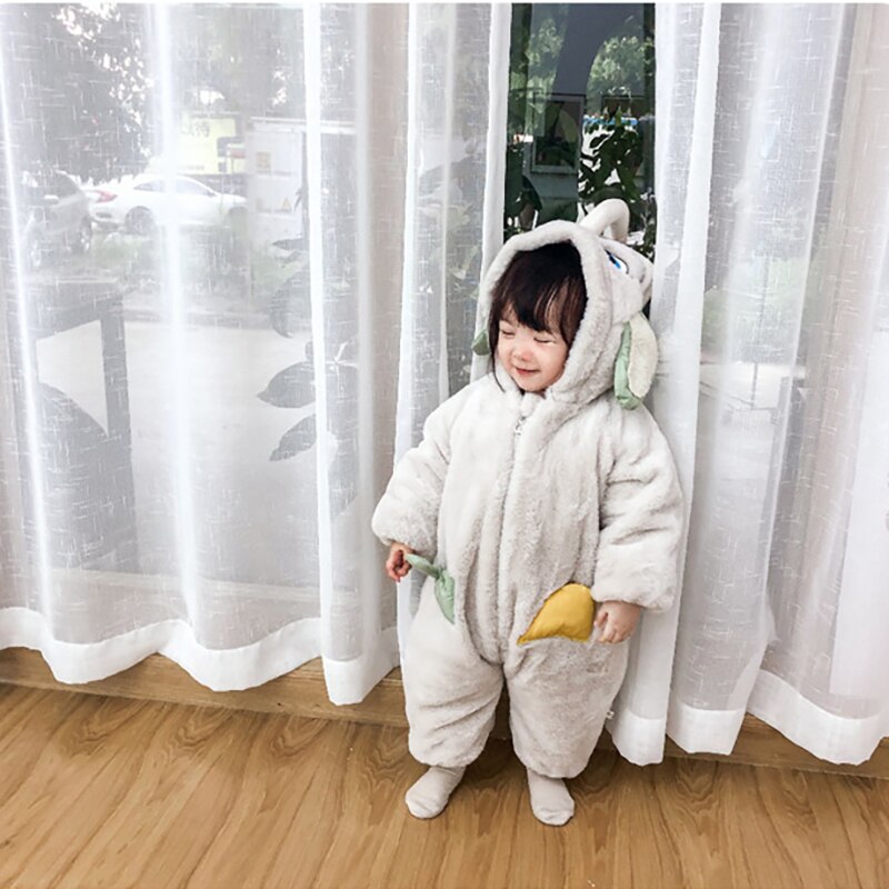 Infantile combinaison Animal barboteuse populaire mise à niveau produits fille garçon Animal costume -né escalade éléphant barboteuses de noël