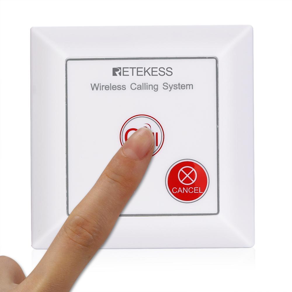 Retekess TH103 Security Alarm Motion Sensor Met Licht Akoestisch-optische Voor Ziekenhuis Magazijn Supermarkt