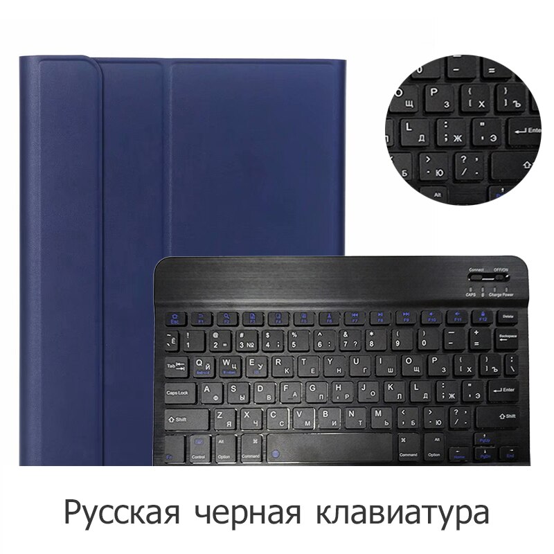 Slim Coque for iPad mini mini 5 Keyboard Case A2133 A2124 Russian Spanish Language Keyboard Cover for iPad mini 5 Case
