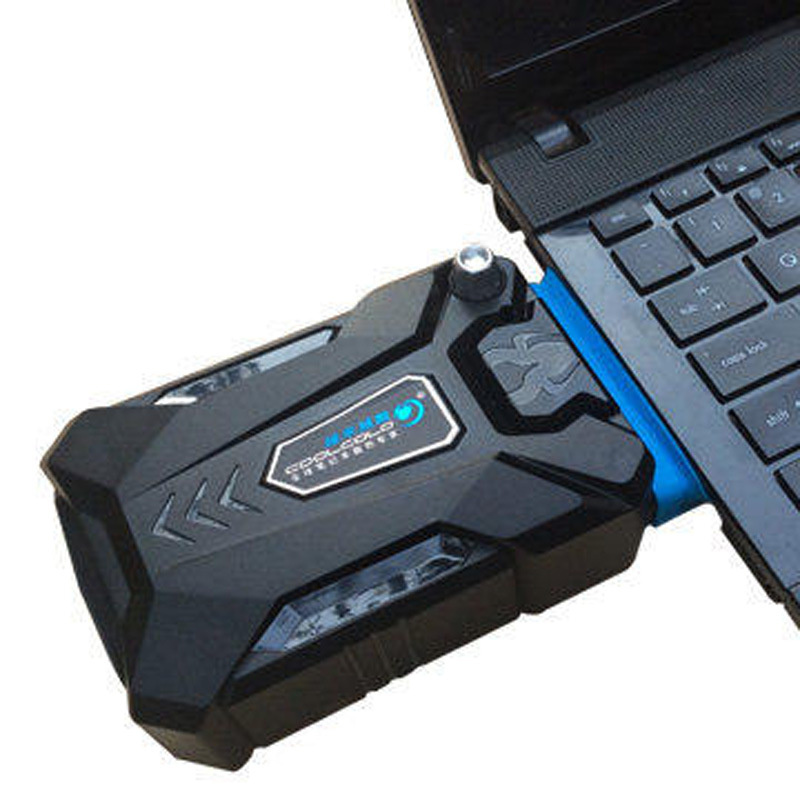 Vacuum Portable Laptop Cooler USB Air Cooler External Extracting Cooling Fan Notebook for 15 15.6 17 Inch Laptop