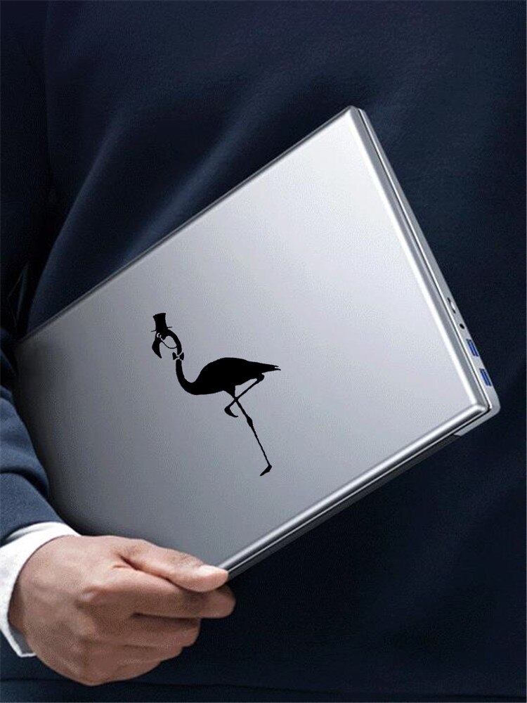 Klistermærker ét stykke flamingo prints billede boligdekoration til toilet notebook computer bil klistermærke væg kunst maleri indretning