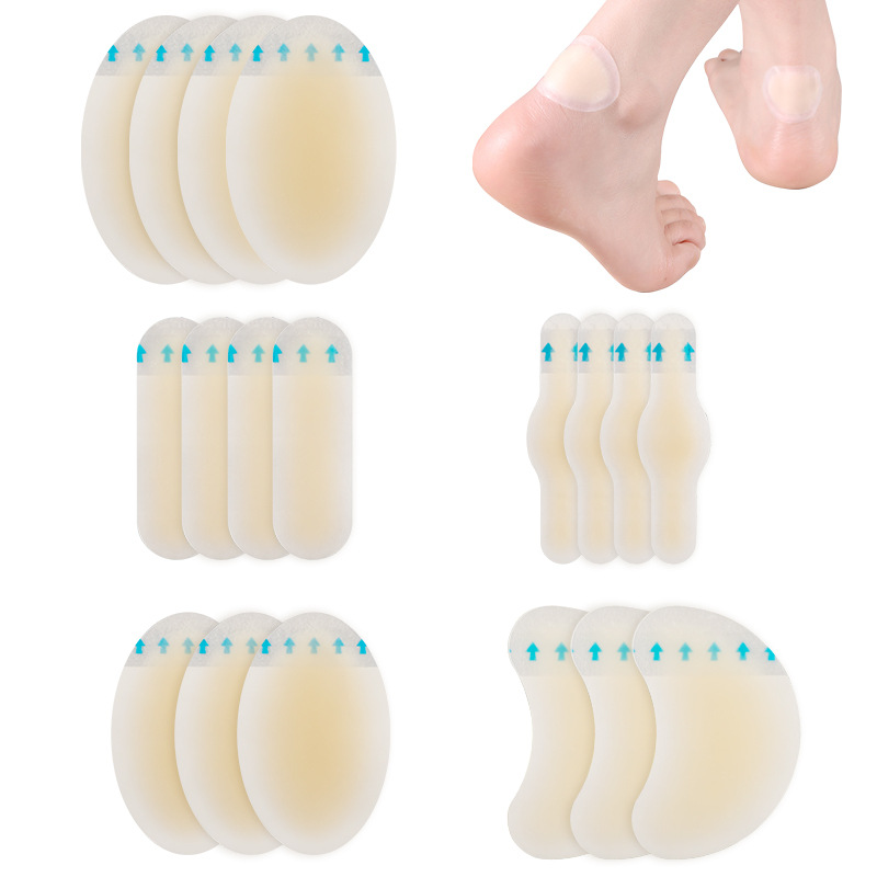 10 stk. fod anti-slid fod hælplaster fødder blister slid beskyttende fodplaster smertelindring sår hydrogel hælplaster