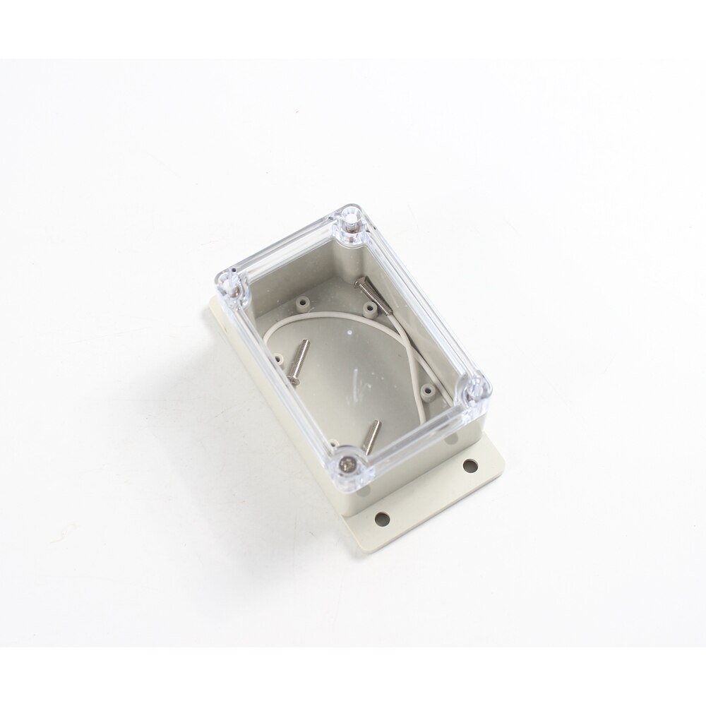 100x68x50mm Waterproof Plastic Enclosure Box Outdoor Cable Connection Wire Junction Electrical Project Case ABS IP65 100*68*50mm: Clear Cover Mounted
