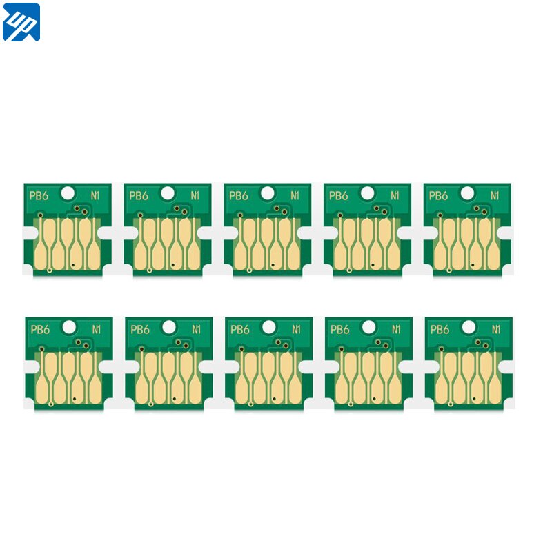 Réinitialiseur de puce pour epson WorkForce Pro WF-C8690 WF-C869R C8610 C8190, boîte d&#39;entretien d&#39;encre usagée T6714: 10pcs chip