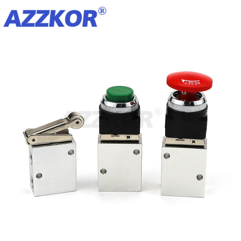 JM 2 Position 3 Way Thread Pneumatic Air Control Valve Mechanical Air Valve Hand Manual Valves