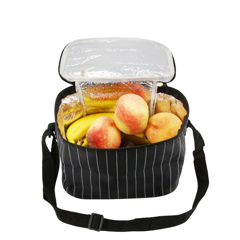 Bolsa nevera portátil de una sola capa impermeable bolsa de almuerzo térmico organizador Camping Picnic paquete Bento caja bolsa de almacenamiento de alimentos