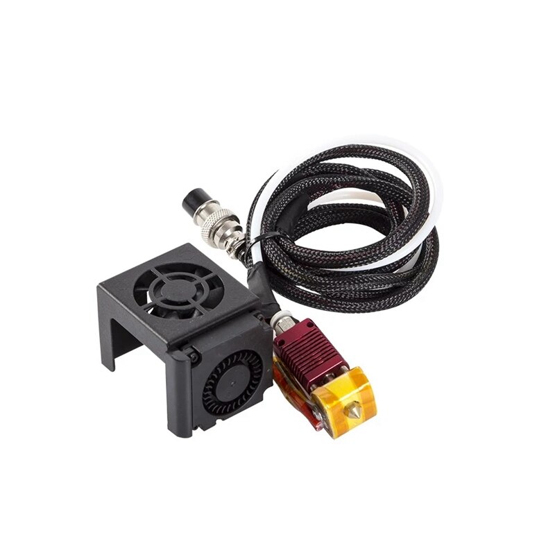 Til creality 3d cr -10s fuldmonteret ekstruder kit cr -10 hotend samling fuld dysesæt fuld samlet ekstruder kit blæser dæksel 3