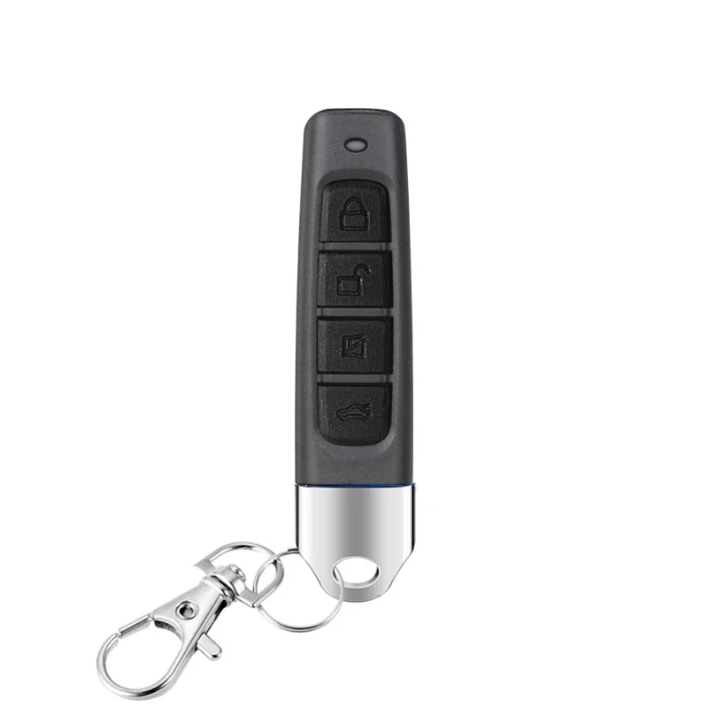 433MHZ Remote Control 4 Channe Garage Gate Door Opener Remote Control Duplicator Clone Cloning Code Car Key: black
