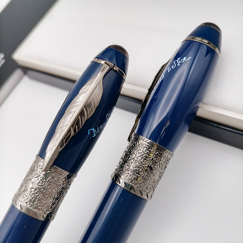 Luxe rollerball balpen met vulpen, model mb, esdoornblad op penclip, schrijfwaren voor zakelijk gebruik, school, kantoor.