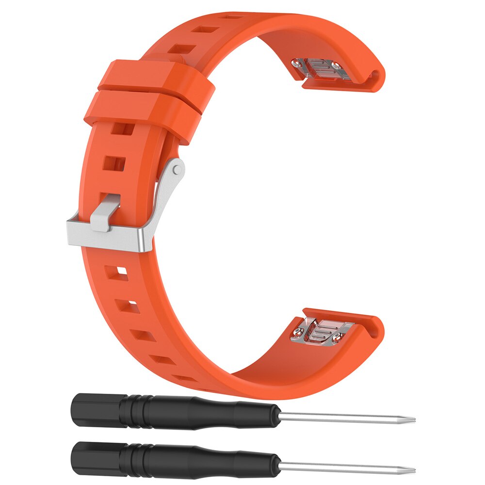 22 millimetri Cinturino In Silicone per Garmin Fenix 6 Pro 5 Più Forerunner 935 945 Strap Quick Fit Wristband libero di trasporto Intelligente accessori Per orologi: Orange