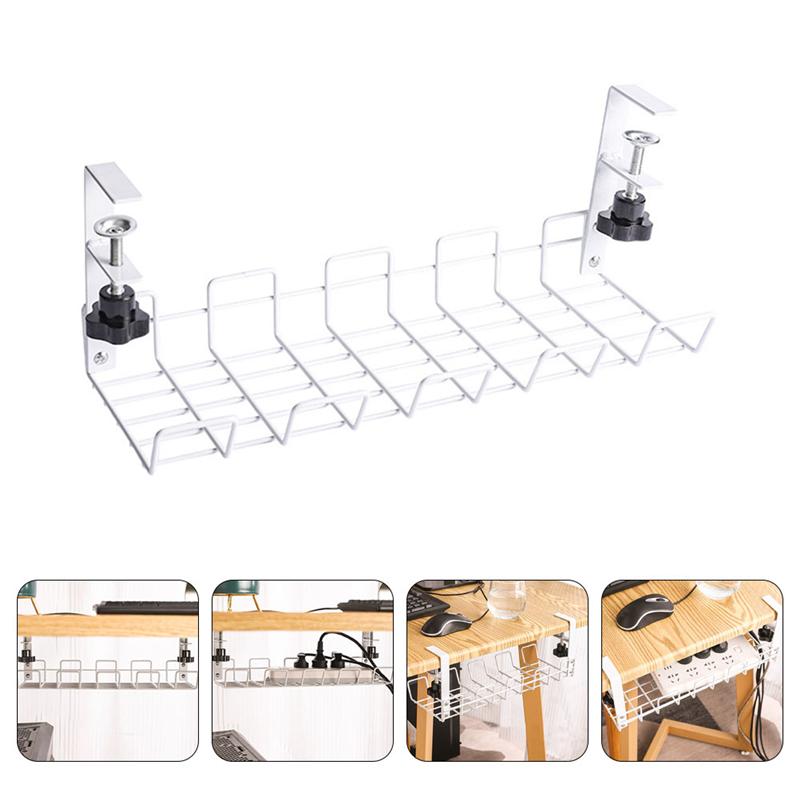 Under Desk Wire Storage Rack Under Desk Cable Organizer Wire Cable Tray Wire Panel Storage Organizer Under Desk Shelf