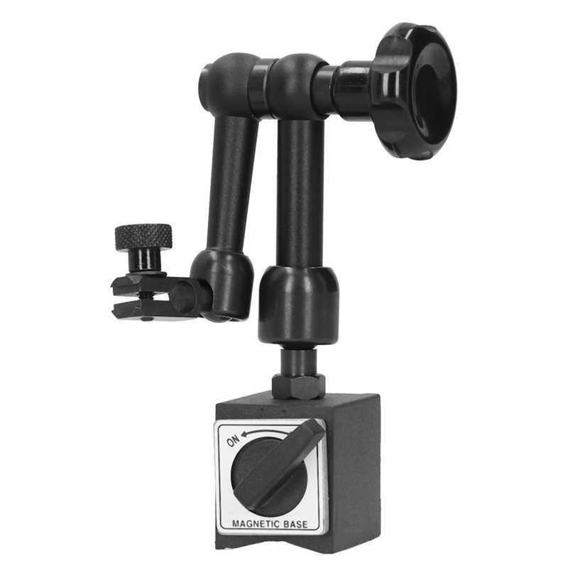 Universal Magnetic Base Dial Indicator Gauge Magnetic Base With Small Black Clamping Convenient To Use for Industrial Precision