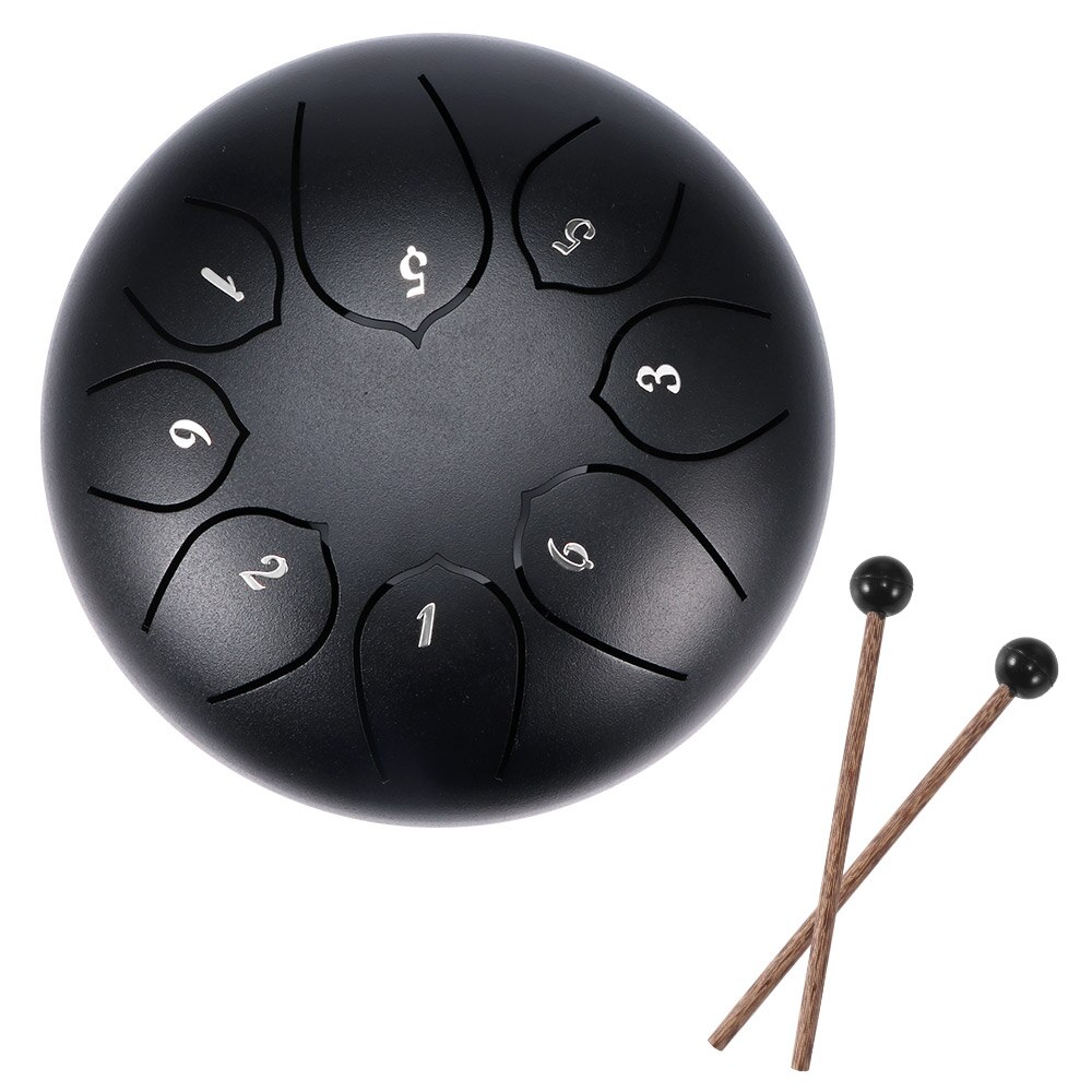 Tong Drum 6 Inch 8 Tune Staal Hand Pan Drum Tank Drums Met Drumsticks Draagtas Slaginstrumenten Handpan