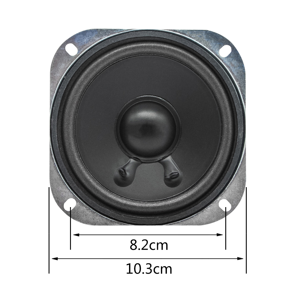Altavoz de ducha con radio FM, 2 unidades/PAR, negro, diámetro cuadrado, 10,3 cm, controlador, ducha, habitación, accesorios de generador de vapor