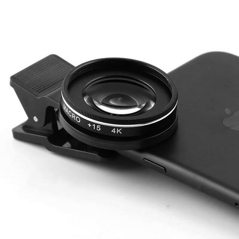 37MM 30X Makro Objektiv 4K HD Professionelle Fotografie Telefon Kamera für iPhone Xiaomi huawei Objektiv 15X Makro Objektiv für Smartphone