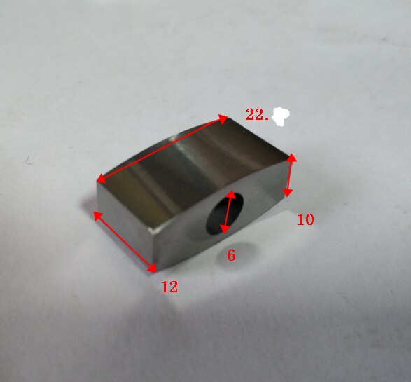 Wire-Electrode Cutting Conductive Block Hapden Polished Tungsten Steel Conductive Block 12*12*614*14*8