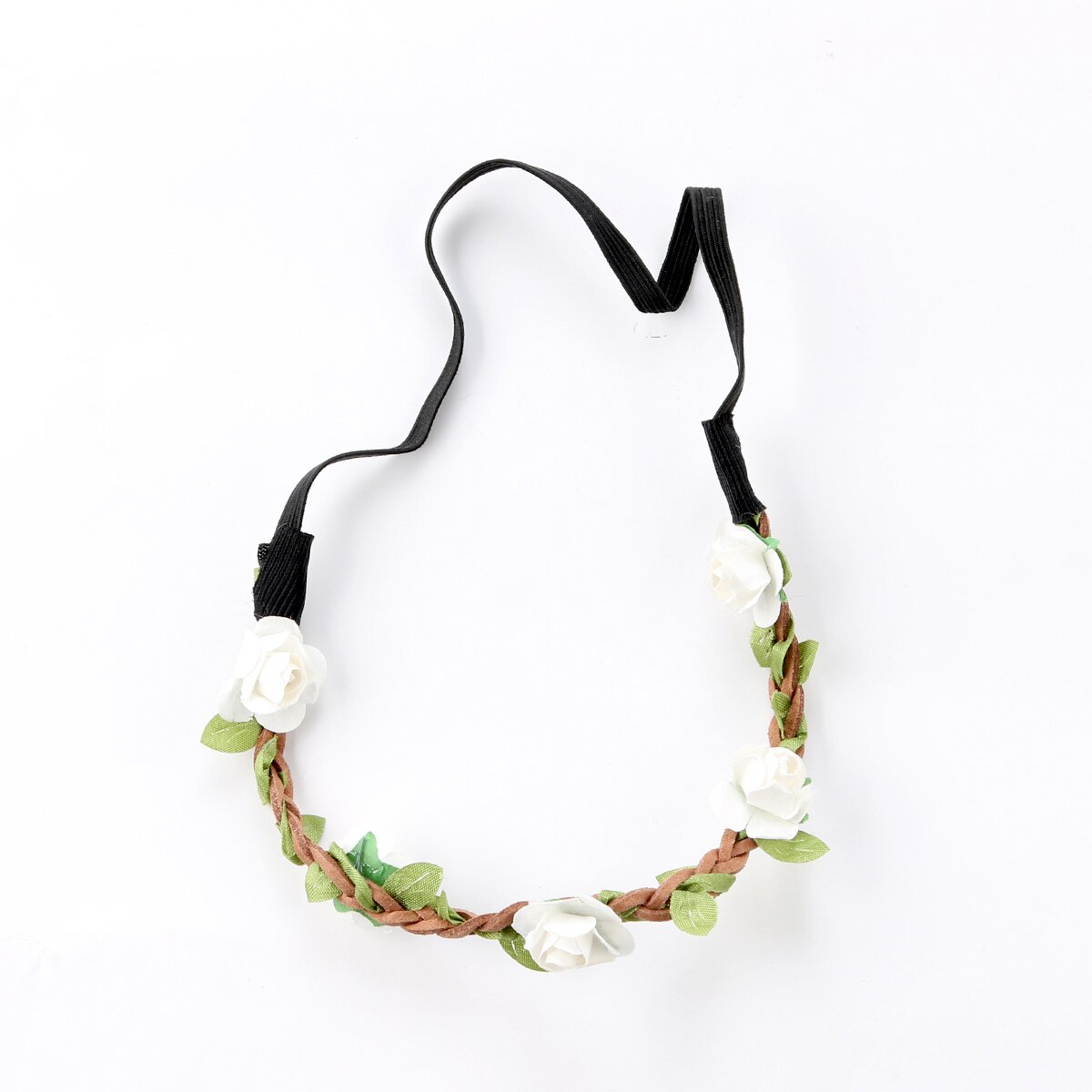 Girls Women Handmade Floral Crown Flower Headband Hair Garland Wedding Women Headpiece Cute Flower Headwear: 7