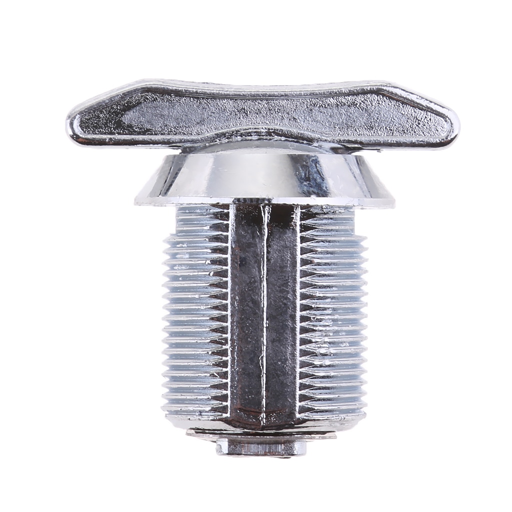 Uiversal Cabinet Desk Drawer Keyless Thumb Turn Lock with Chrome Finish 20mm