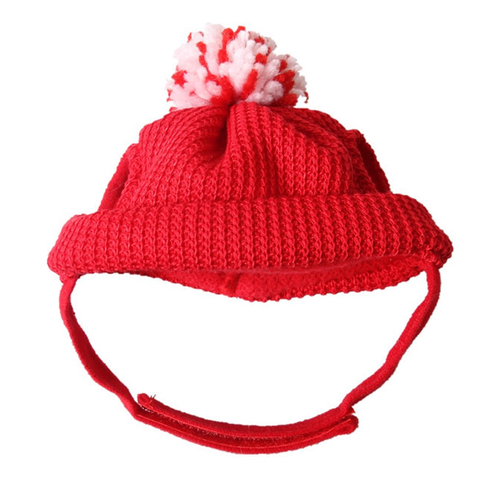 Gorro Gato de Navidad para perros y cachorros, gorro de Papá Noel para mascotas, suministros para perros, gatos, cachorros, vacaciones de Navidad, gatito, sombrero de lana perforado, decoración