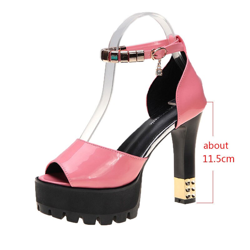 Peep Toe Platform High heels Pumps Women Shoes women heels sandals wedding shoes Sandalia Feminina plataforma