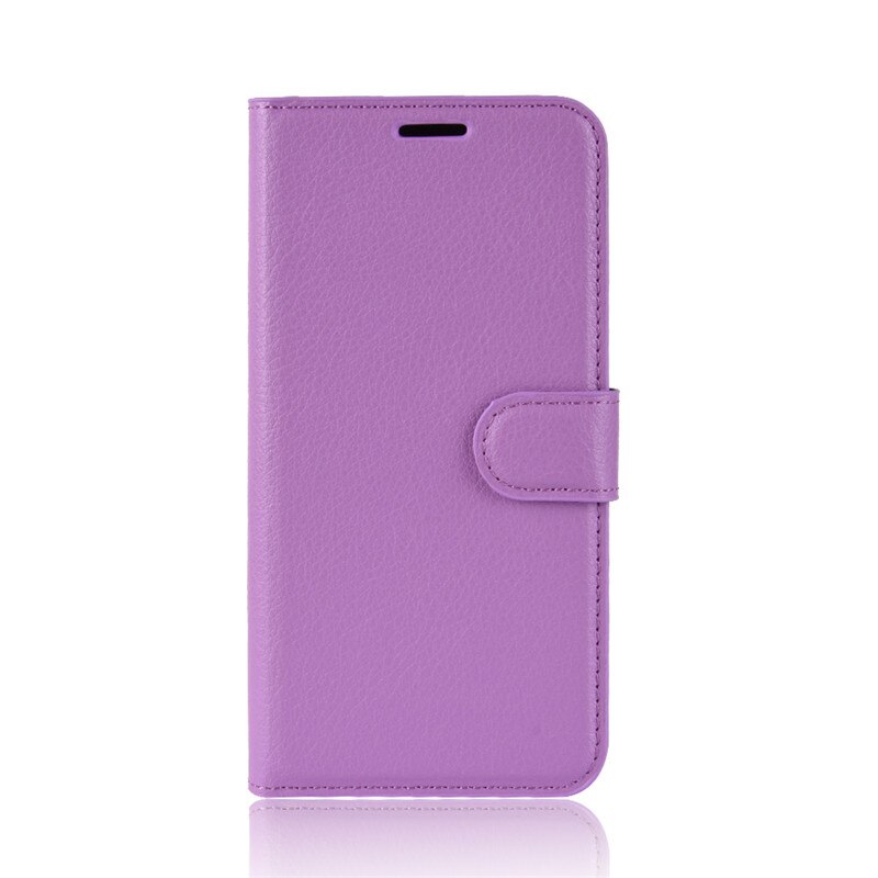 Funda de lujo para LG X Cam K580ds de cuero PU para LG X Cam K580 K 580 K580DS DS XCam carcasa trasera con tapa: purple case
