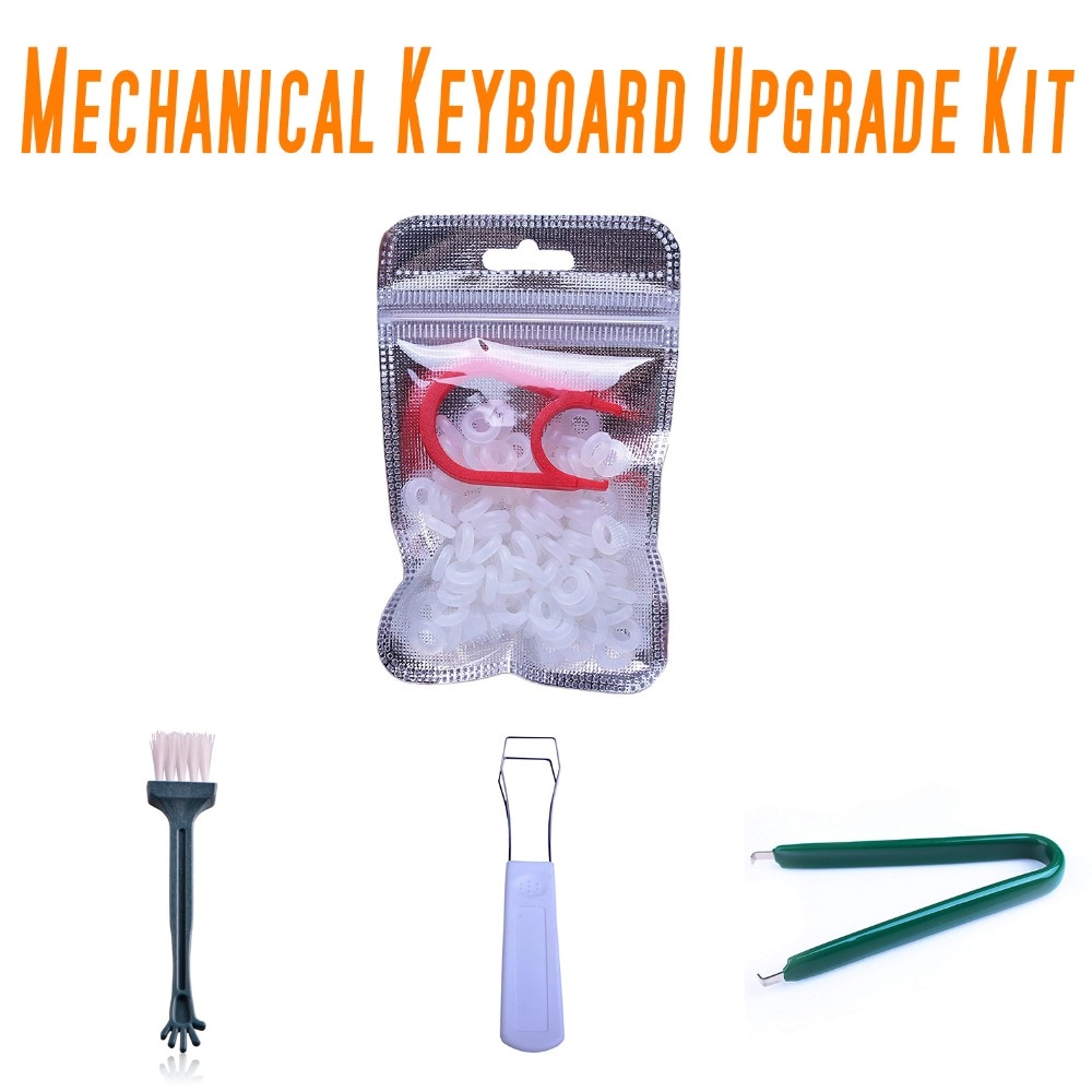 Clavier mécanique O Ring interrupteur silencieux amortisseurs sonores 5 Kit, joint torique en caoutchouc + extracteur de clé + extracteur de commutateur MX + outil de suppression des clés