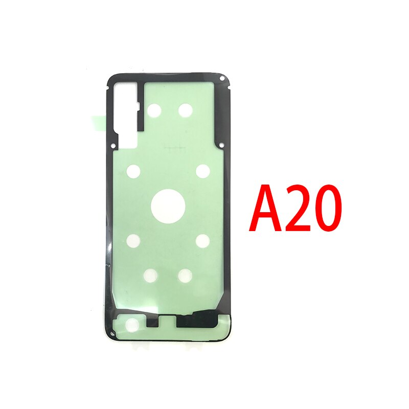 5Pcs Back Behuizing Batterij Cover Met Lijm Sticker Voor Samsung A10 A20 A30 A50 A60 A70 S20 ultra S20 Plus: A20 A205F
