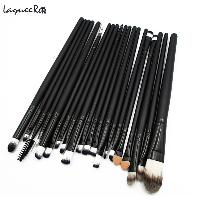 Professionele 20 stks Up Borstel Set Foundation Oogschaduw Eyeliner Lip Cosmetische Borstels Toilettas pincel maleta de maquiagem
