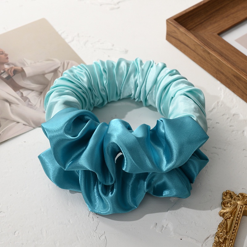 Rizador de pelo sin calor, varilla rizadora para dormir, diadema, rulos de pelo, formadores de ondas, mechones ondulados húmedos, sin rizos de calor, herramientas de estilismo para el cabello: Azul
