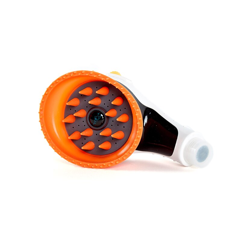 Kjæledyr dårlig dusjhode med kam bærbar massasje børste til hund og katt med lett å slå på / av hundedusj dyse forsyninger