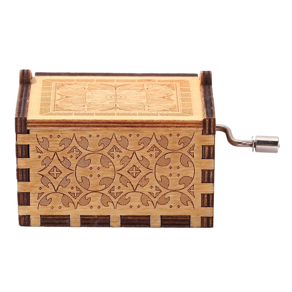 Classic Rotating Dancer Hand Crank Musical Boxes Romantic Classic Piano Model Dancing Ballerina Music Box Birthday Wedding: B 65x50x38mm