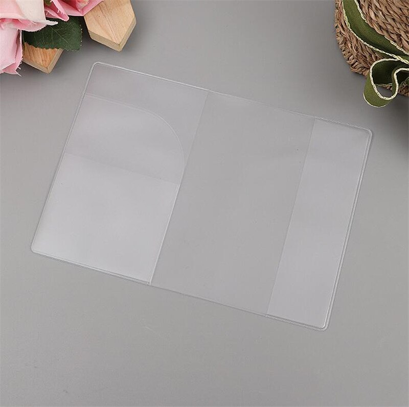 Porte-passeport Transparent en PVC, accessoires de voyage, étui pour cartes d&#39;identité, pour femmes, porte-cartes de crédit: frost