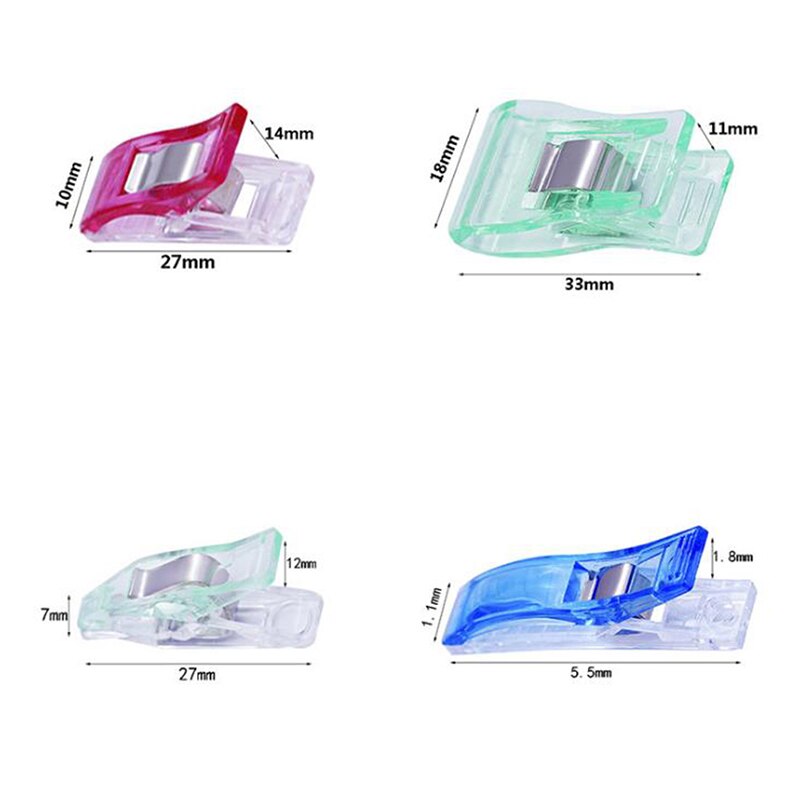 Lot de 120 pinces à coudre en plastique pour travaux manuels, quilting, couture, tricot, crochet