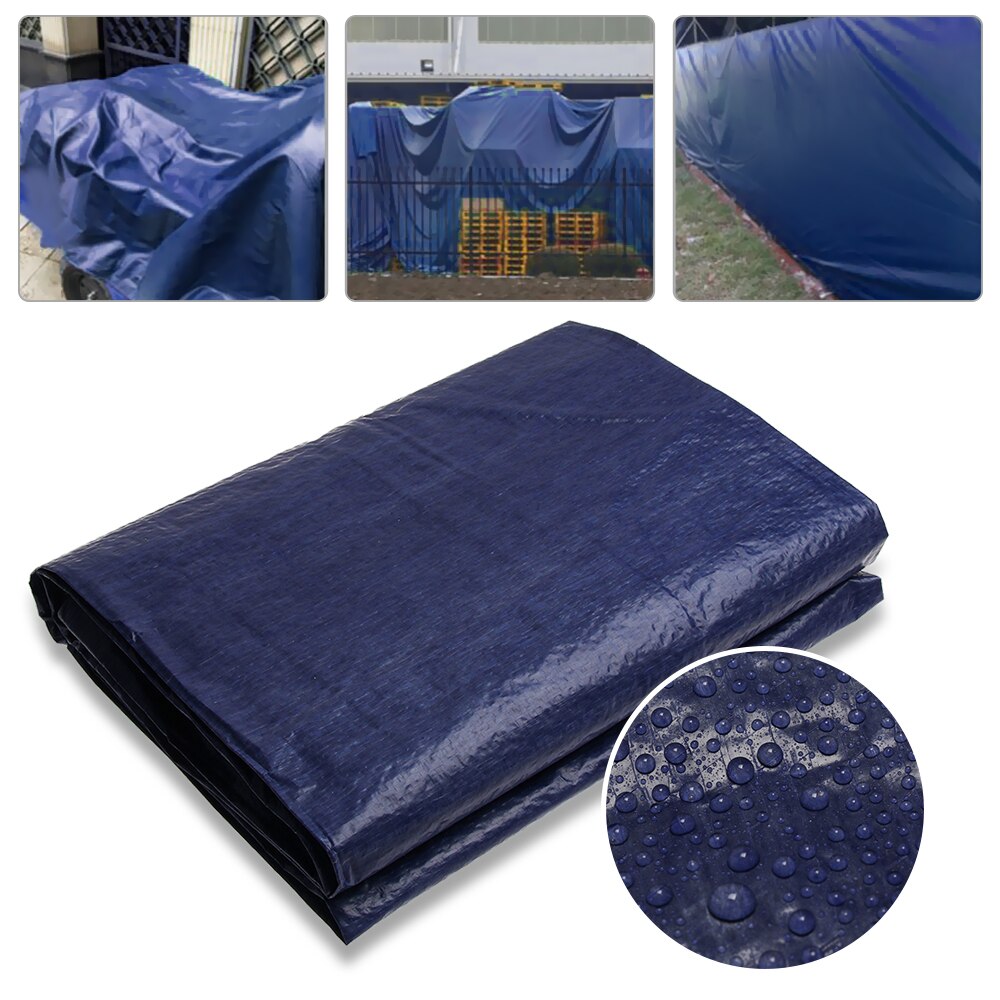 1Pc Waterproof Tent Cover Rainproof Cloth Heavy Duty Tarpaulin Camping Outdoor Sunshade Ground Sheet