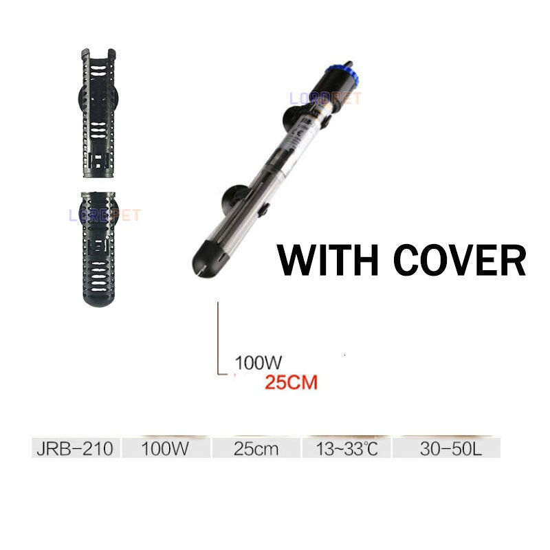 Sunsun 100w 200w 300w 500w Submersible Heater Explosion Proof Glass Consant Temperature Control For Aquarium Water Tank: Gray