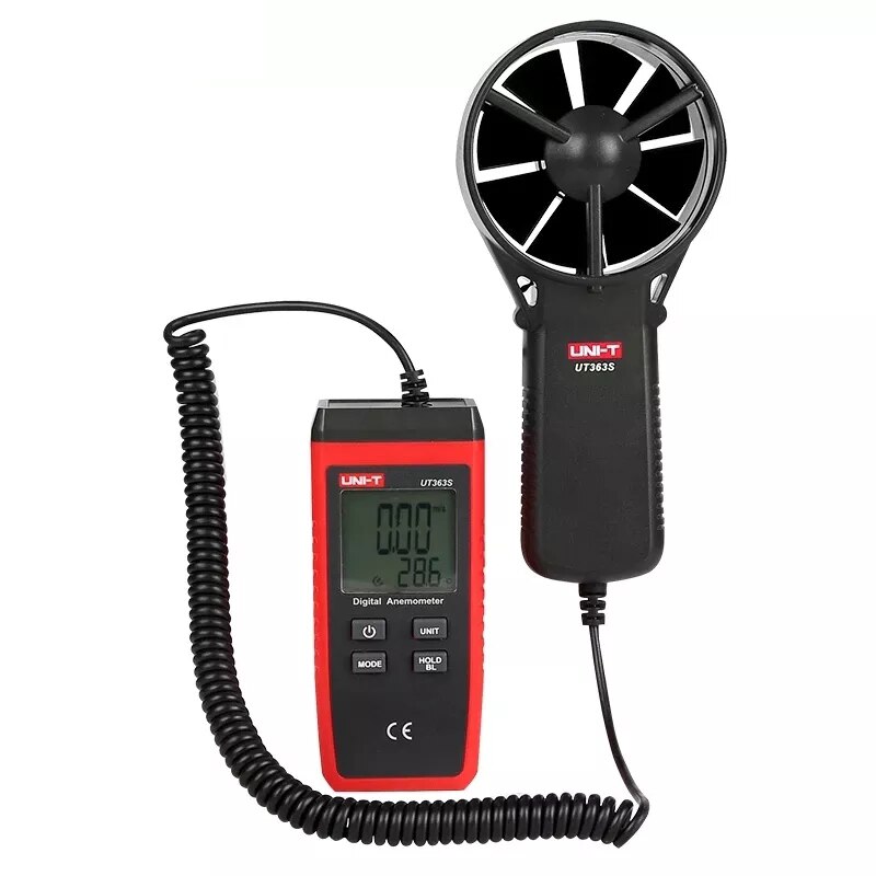 UNI-T UT361/UT362/UT363/UT363BT/UT 363 S Digital Anemometer Wind Speed Air Volume Meter Tachometer Data Storage Logger