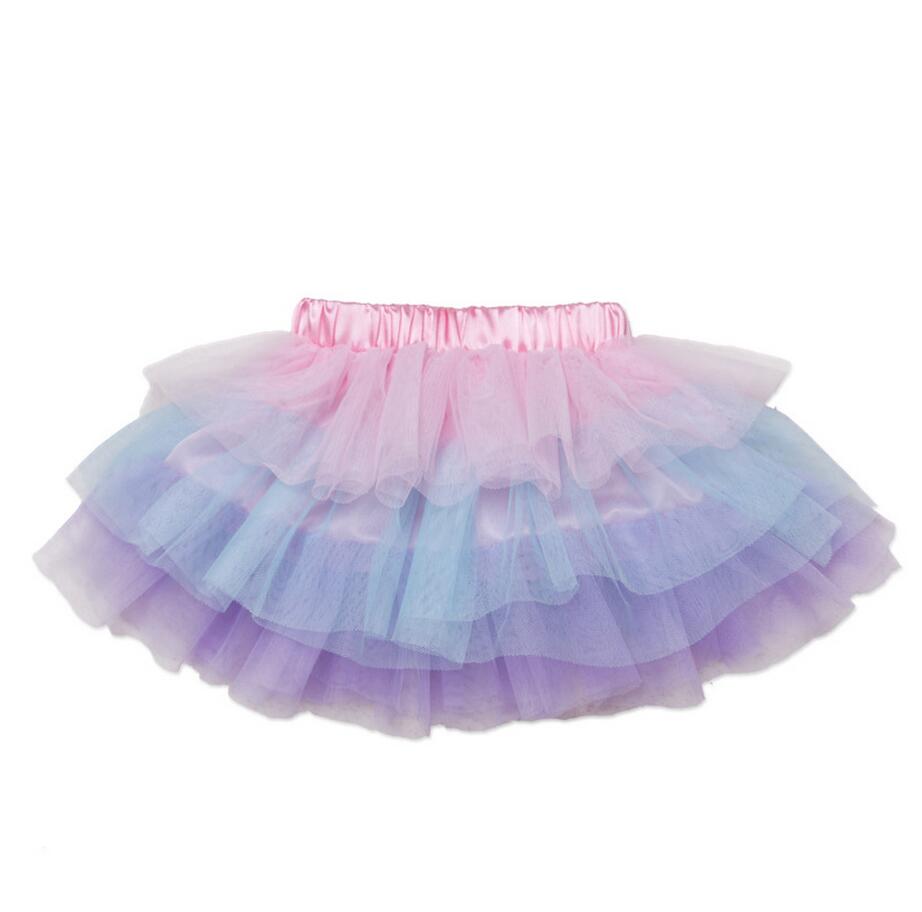 1pc bebê menina tutu saia 6 camadas de malha macia tule saias 4 cores 1st festa aniversário do bebê vestir fotografia prop