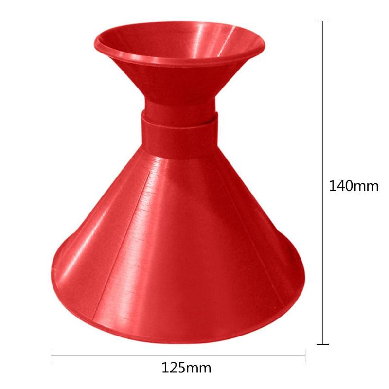 Snow Shovels Car Magic Window Windshield Car Ice Scraper Shaped Funnel Snow Remover Deicer Cone Deicing Tool Ice Brush: 10