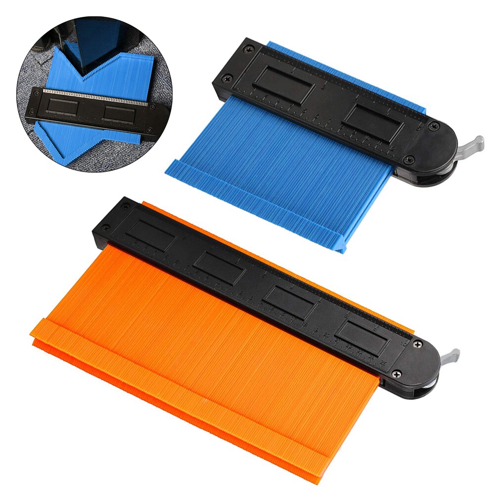 2PCS/Set Profile Tool Shape Contour Duplicator Profile Gauge Contour Template Plastic Woodworking Duplicator Measuring Tool